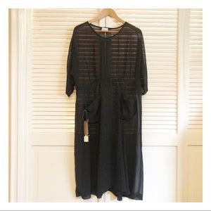 Beautiful Handmade Boho Sheer Polka Dot Dress